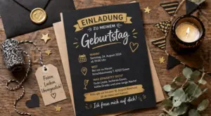Einladung zum Geburtstag: Texte für Karten, WhatsApp & Co