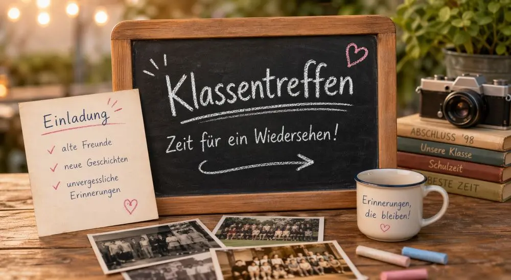 Einladung Klassentreffen: Vorlagen Text