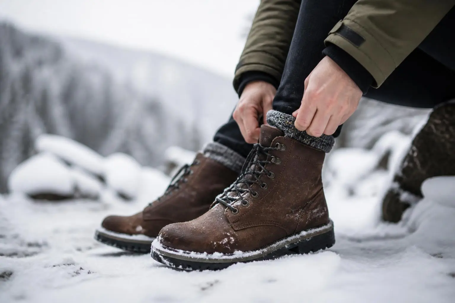 Wenn der Winter in die Schuhe kriecht